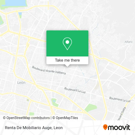 Renta De Mobiliario Auge map