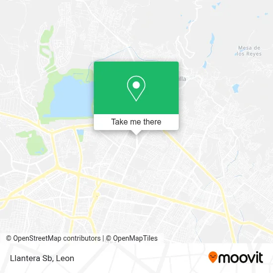 Llantera Sb map