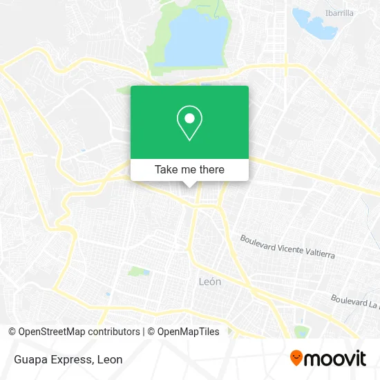 Guapa Express map
