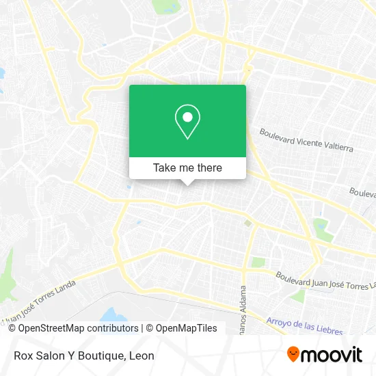 Rox Salon Y Boutique map
