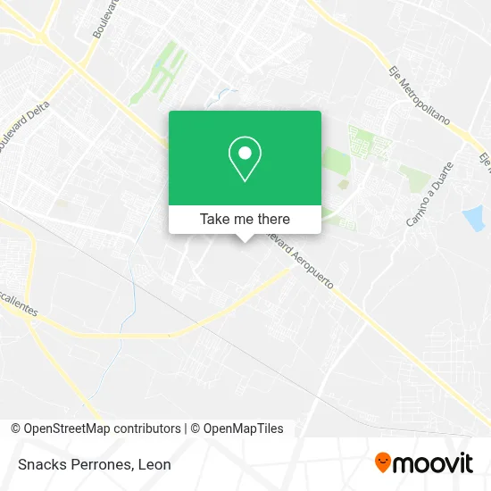 Snacks Perrones map