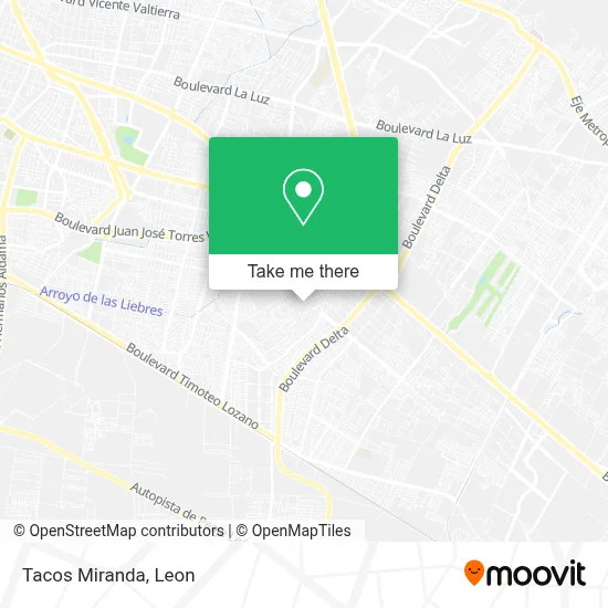 Tacos Miranda map
