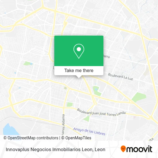 Innovaplus Negocios Inmobiliarios Leon map