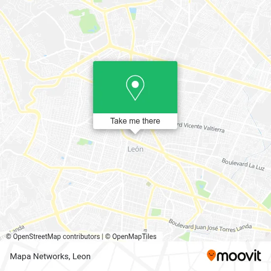 Mapa Networks map