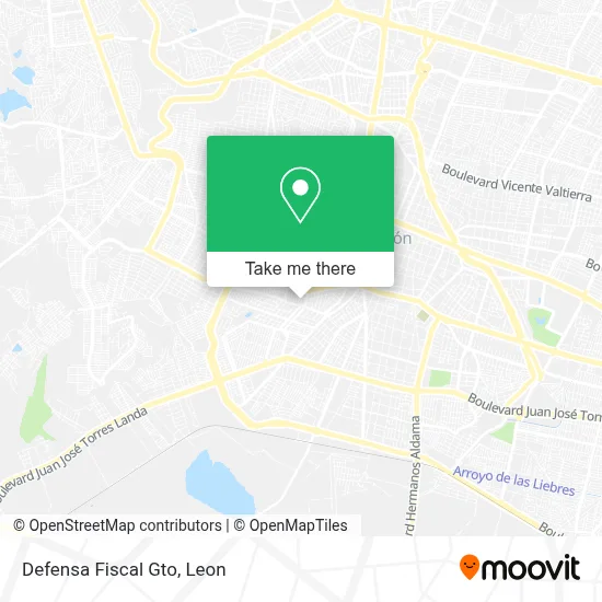 Defensa Fiscal Gto map