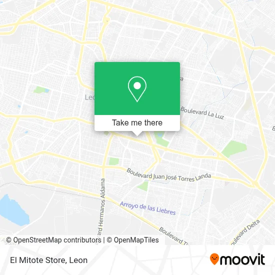 El Mitote Store map
