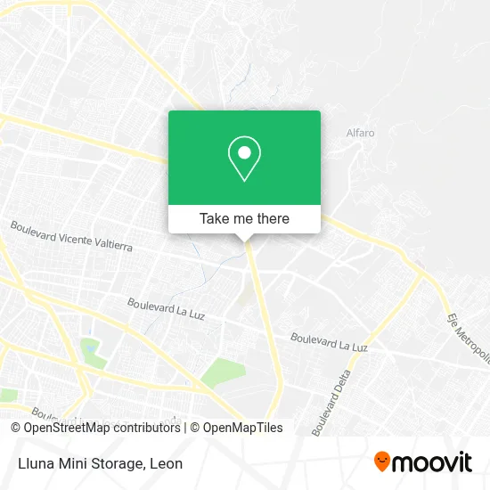 Lluna Mini Storage map