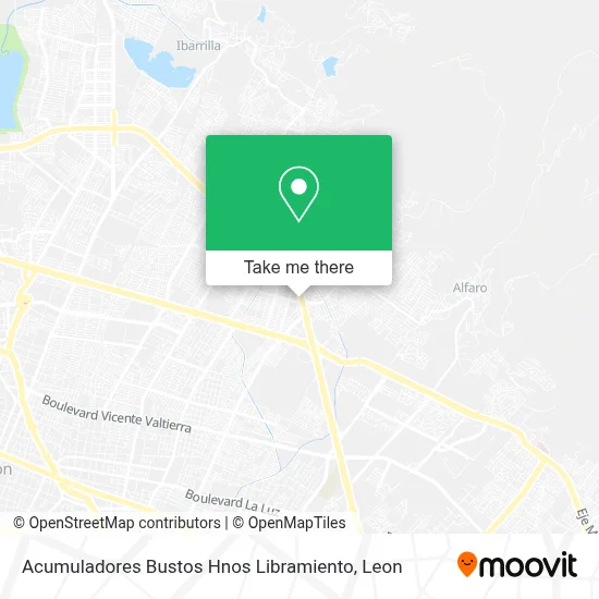 Acumuladores Bustos Hnos Libramiento map