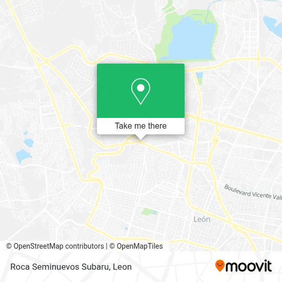 Roca Seminuevos Subaru map