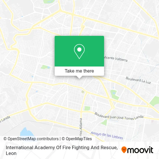 International Academy Of Fire Fighting And Rescue map