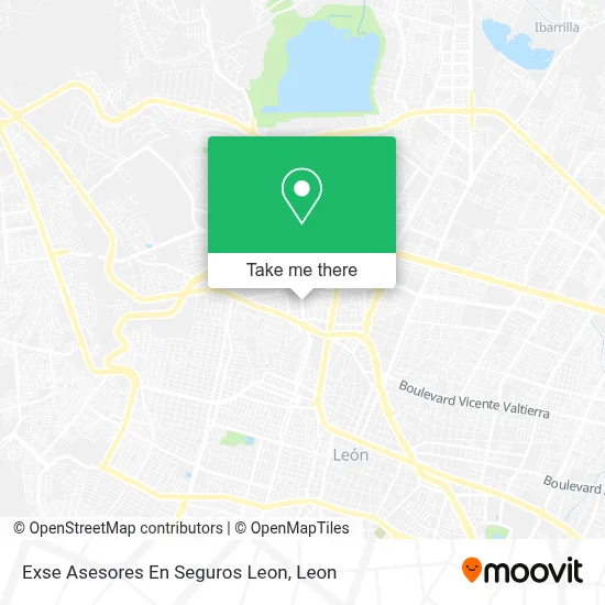Exse Asesores En Seguros Leon map
