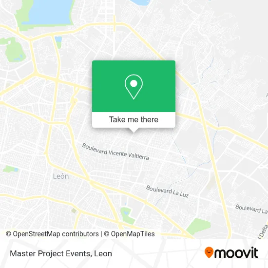 Master Project Events map