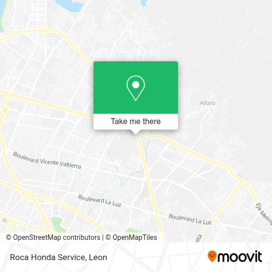 Roca Honda Service map