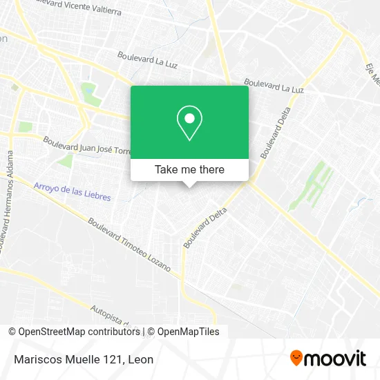 Mariscos Muelle 121 map