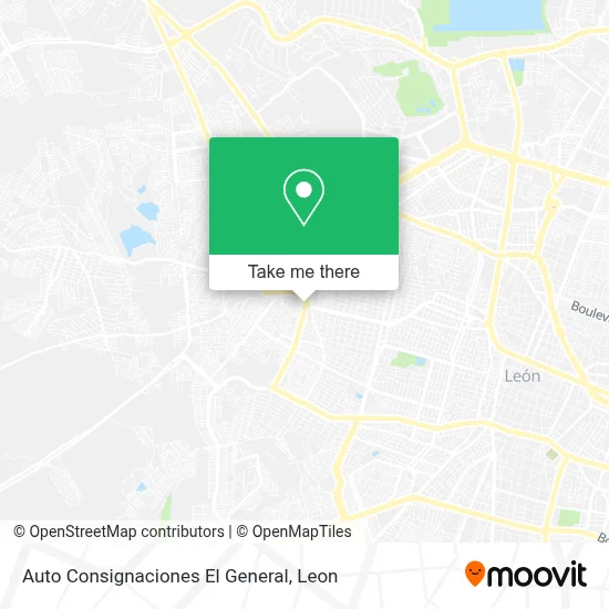 Auto Consignaciones El General map