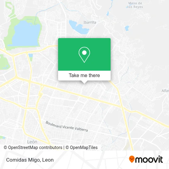Comidas Migo map