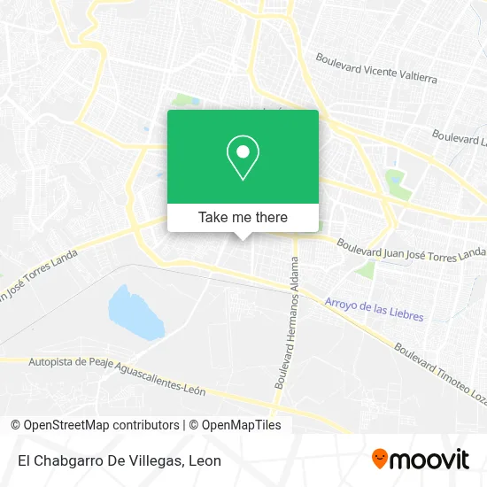 El Chabgarro De Villegas map