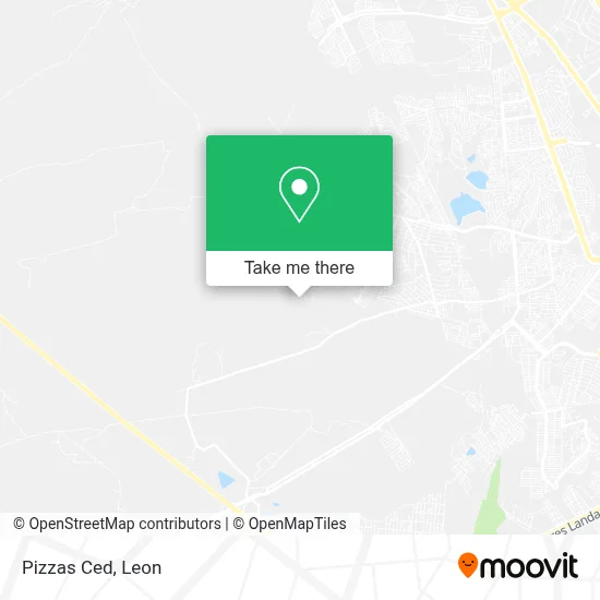 Pizzas Ced map