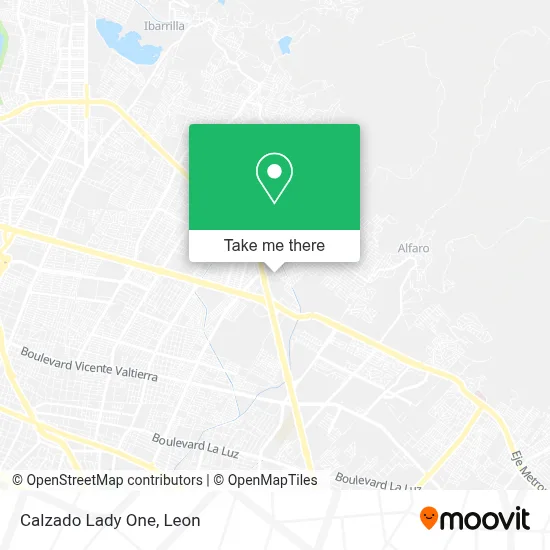 Calzado Lady One map