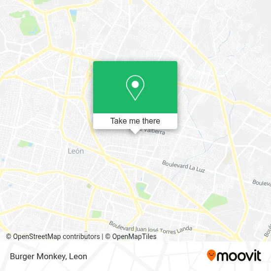 Burger Monkey map