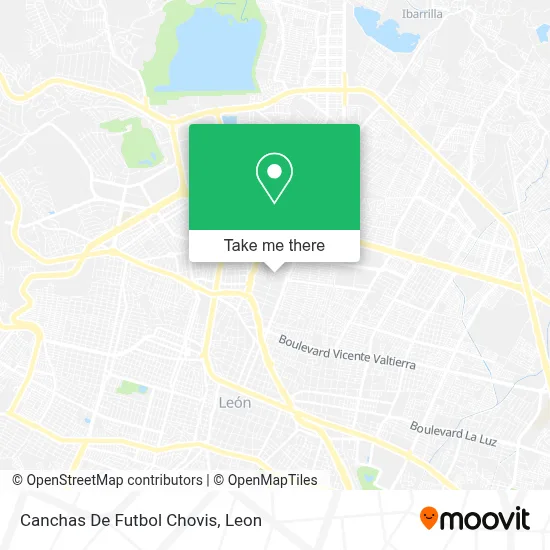 Canchas De Futbol Chovis map