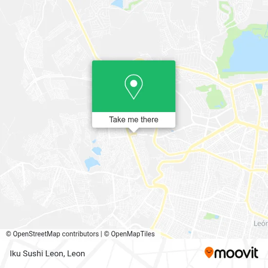 Iku Sushi Leon map