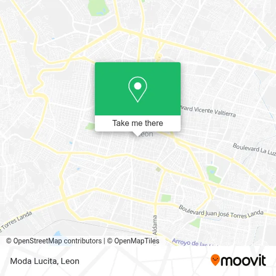 Moda Lucita map