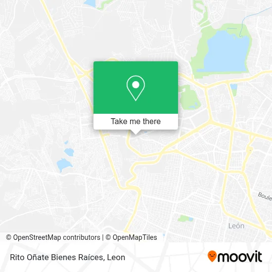 Rito Oñate Bienes Raíces map