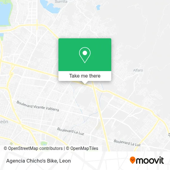 Agencia Chicho's Bike map