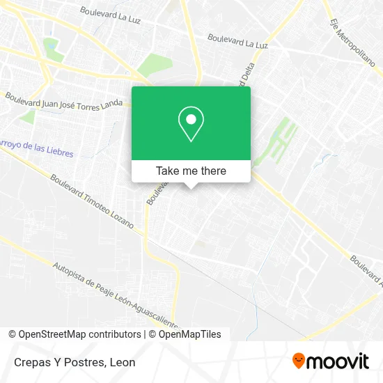 Crepas Y Postres map