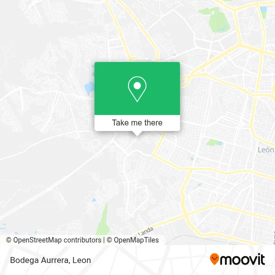 Bodega Aurrera map
