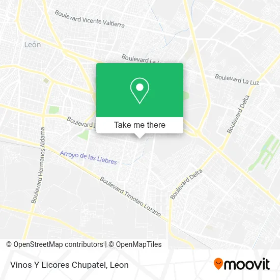 Vinos Y Licores Chupatel map