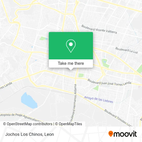 Jochos Los Chinos map