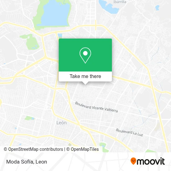 Moda Sofía map