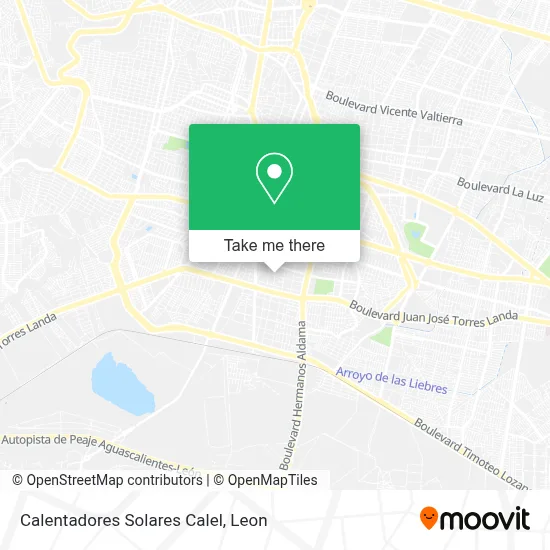 Calentadores Solares Calel map