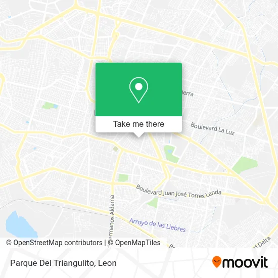 Parque Del Triangulito map
