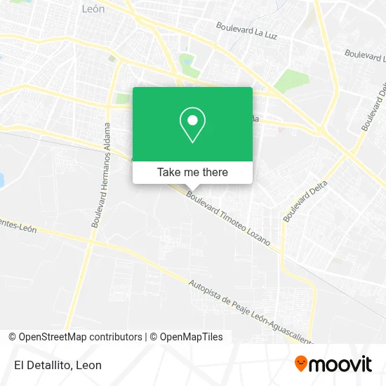 El Detallito map