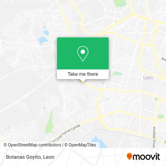 Botanas Goyito map
