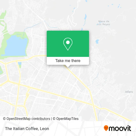 The Italian Coffee map