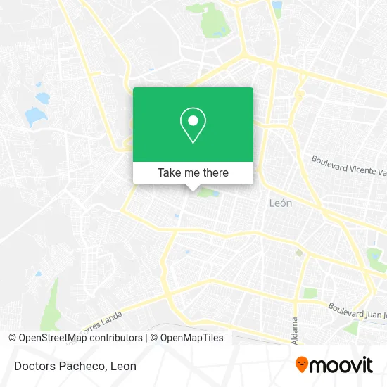 Doctors Pacheco map