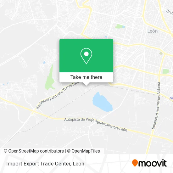 Import Export Trade Center map