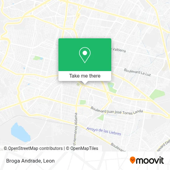 Broga Andrade map