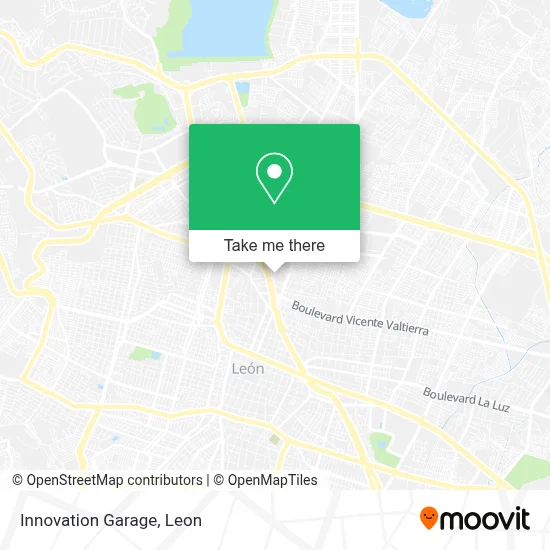 Innovation Garage map