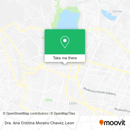 Dra. Ana Cristina Moreno Chavez map