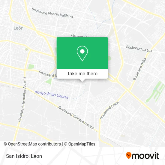 San Isidro map