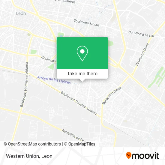 Western Union map
