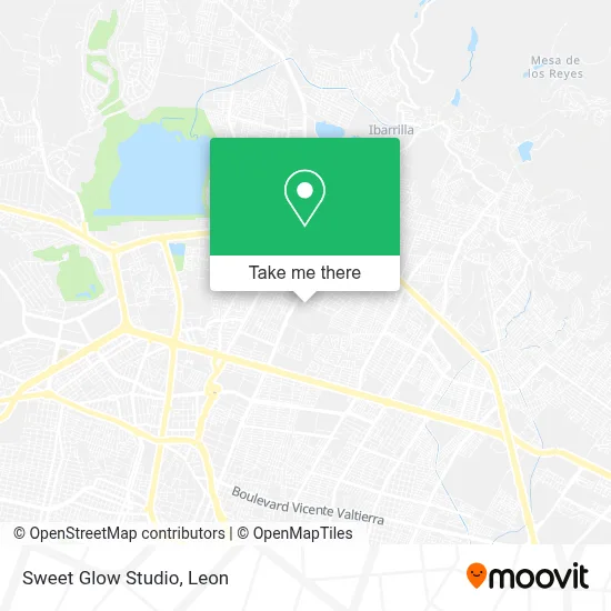 Sweet Glow Studio map