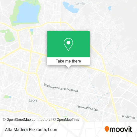 Alta Madera Elizabeth map