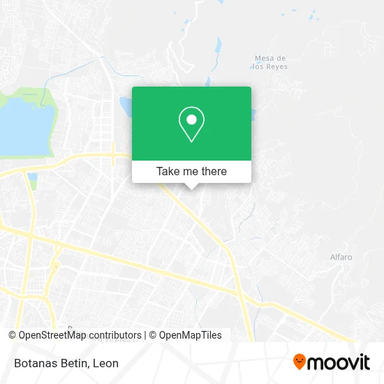 Botanas Betin map