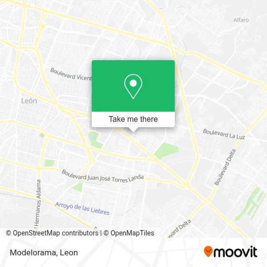 Modelorama map